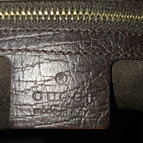 Gucci Beige and Dark Brown Shoulder Bag - Picture 11 of 17
